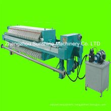 Plate and Frame Filter Press Machine Coconut Oil Filter Machine
